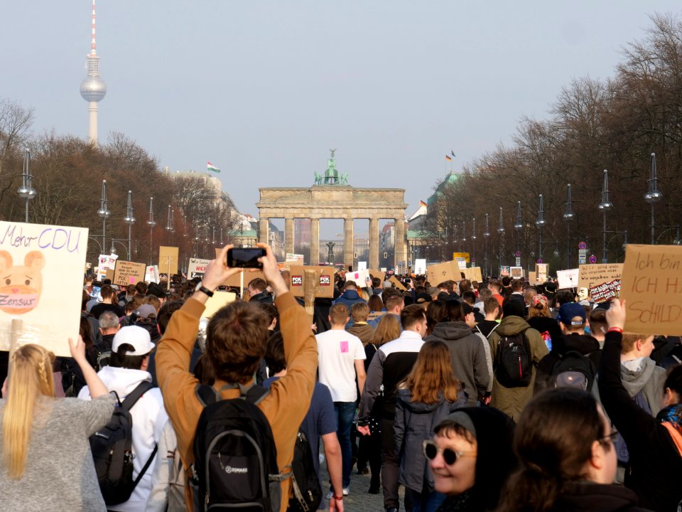 Article13 demonstration Berlin 95
