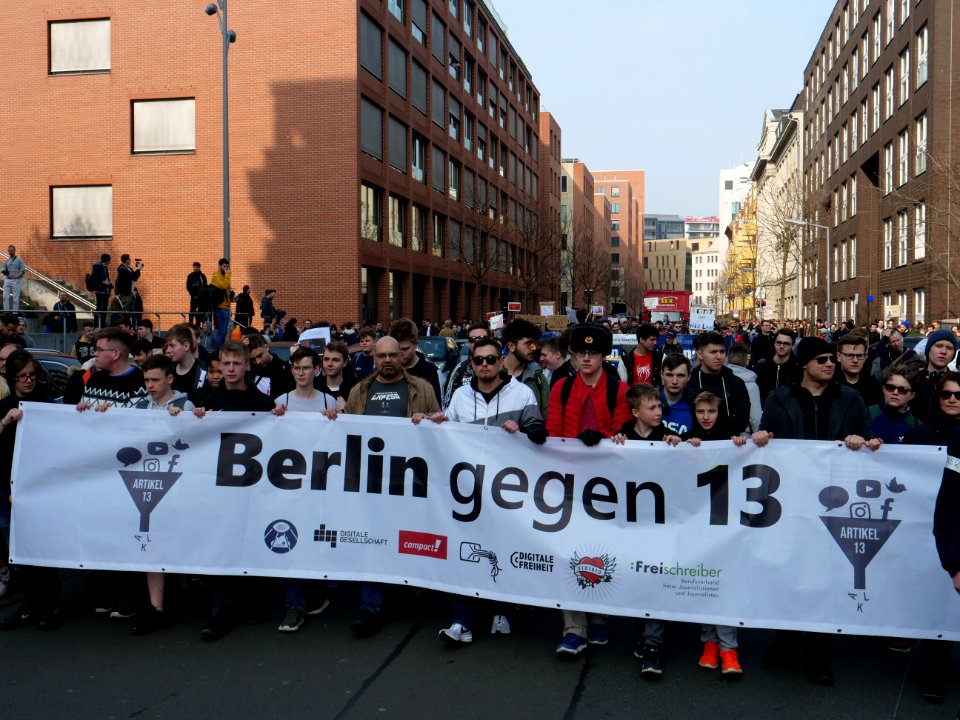 Article13 demonstration Berlin 22