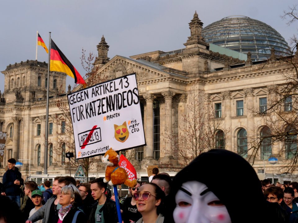 Article13 demonstration Berlin 89