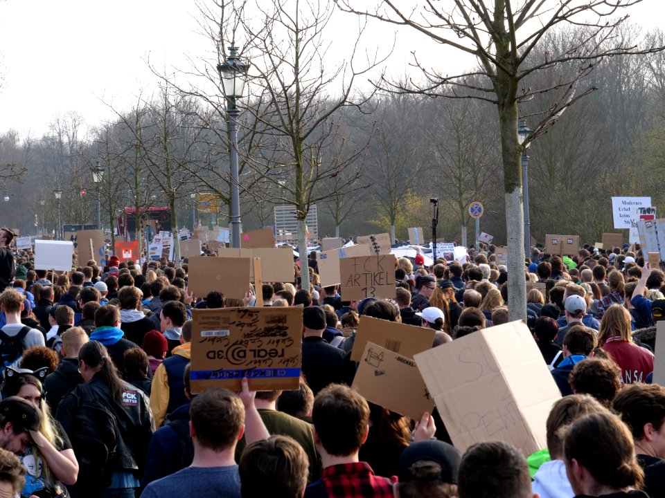 Article13 demonstration Berlin 92
