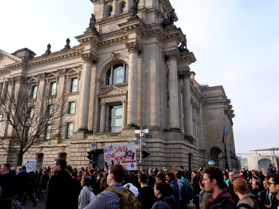 Article13 demonstration Berlin 85
