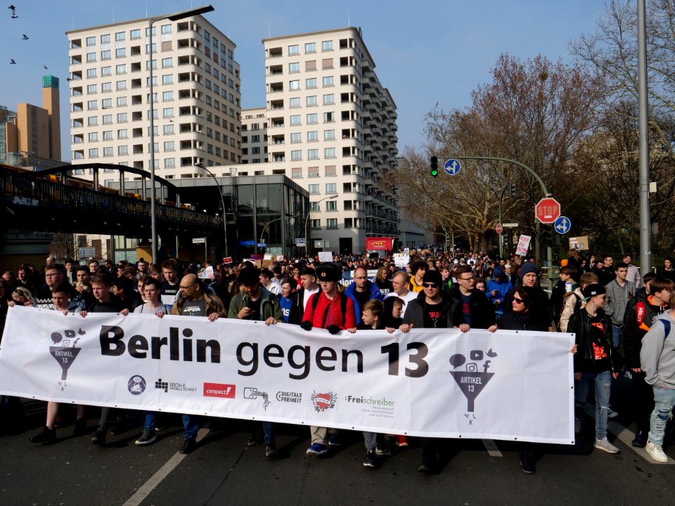 Article13 demonstration Berlin 28