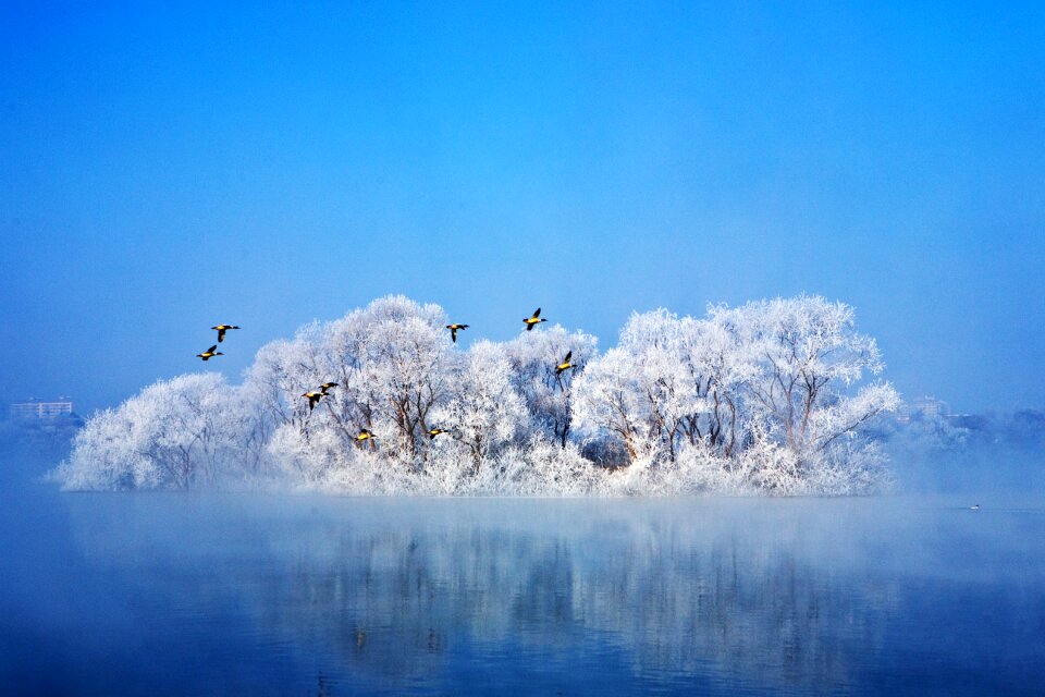 Sky landscape water