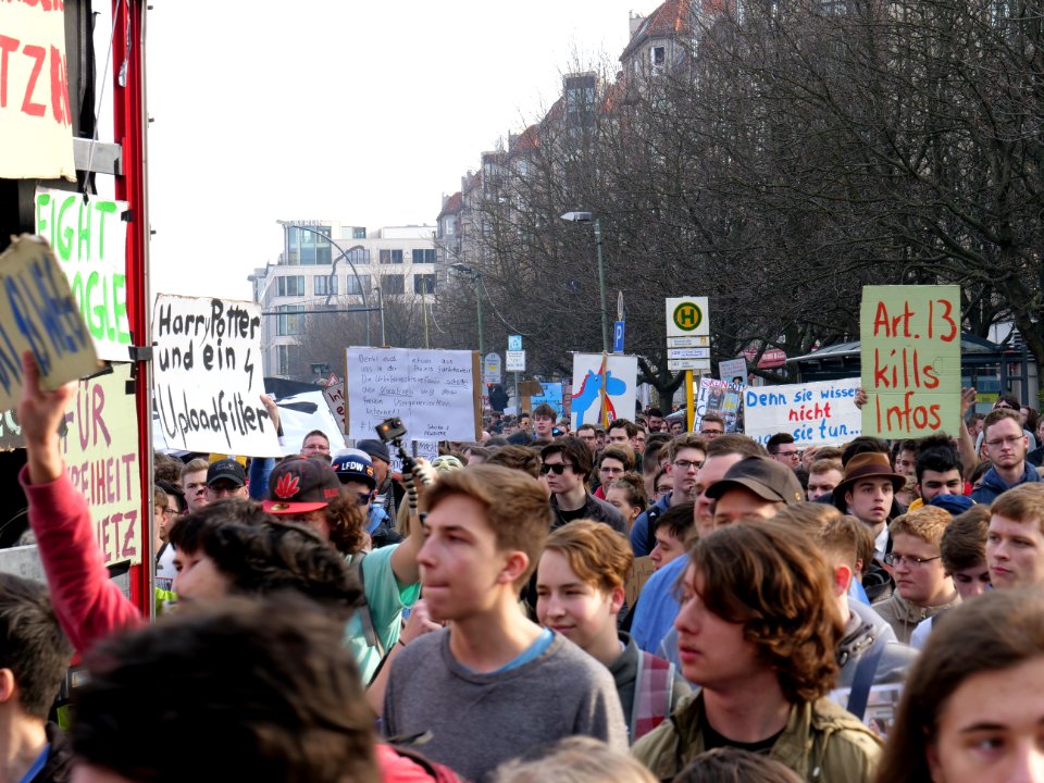 Article13 demonstration Berlin 68