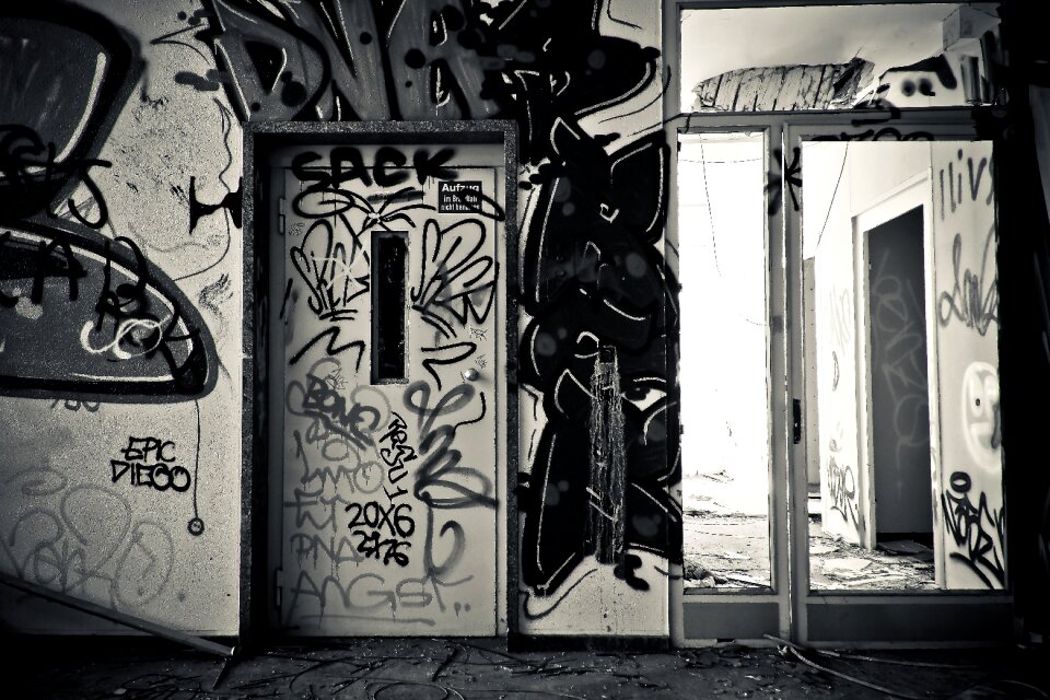 Old building abandoned decay