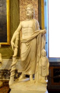 Asclepius, Roman, 2nd century AD, marble - Galleria Borghese - Rome, Italy - DSC04791