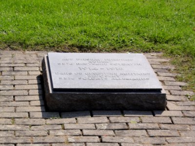 Asfeld (Ardennes) Cimetière allemand, plaque