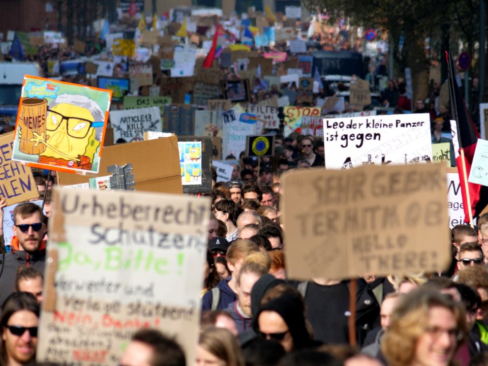 Article13 demonstration Berlin 35