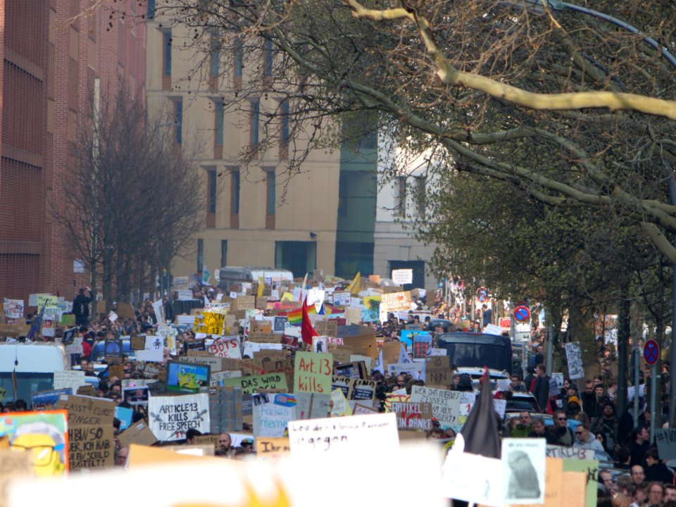Article13 demonstration Berlin 30