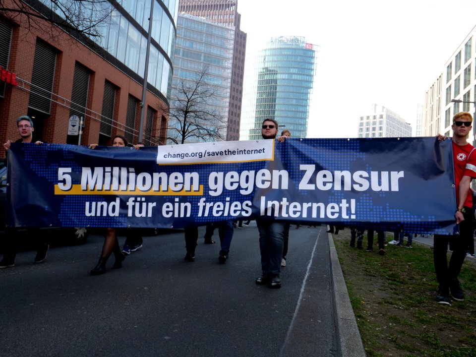 Article13 demonstration Berlin 16