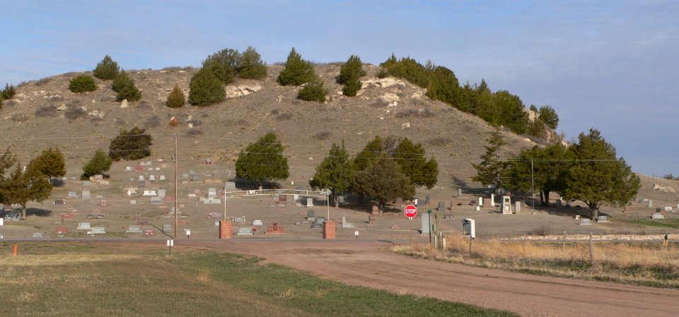 Ash Hollow Cemetery (Garden Co, NE) from E 1