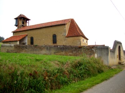 Ariagosse (Vidouze, Hautes-Pyr, Fr) Chapelle St.Jacques coté sud