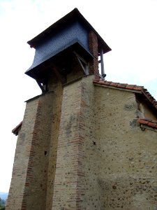 Ariagosse (Vidouze, Hautes-Pyr, Fr) Chapelle St.Jacques clocher