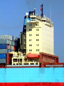 Arthur Maersk pic09 approaching Port of Rotterdam, Holland 08-Mar-2007