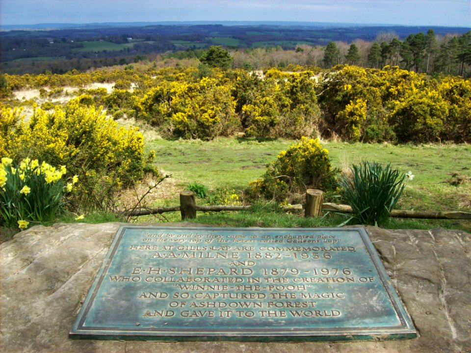 Ashdown Forest, Milne memorial, Gill's Lap 02