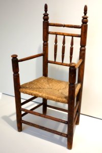 Armchair, Eastern Massachusetts, 1650-1690, maple and ash - Chazen Museum of Art - DSC02612