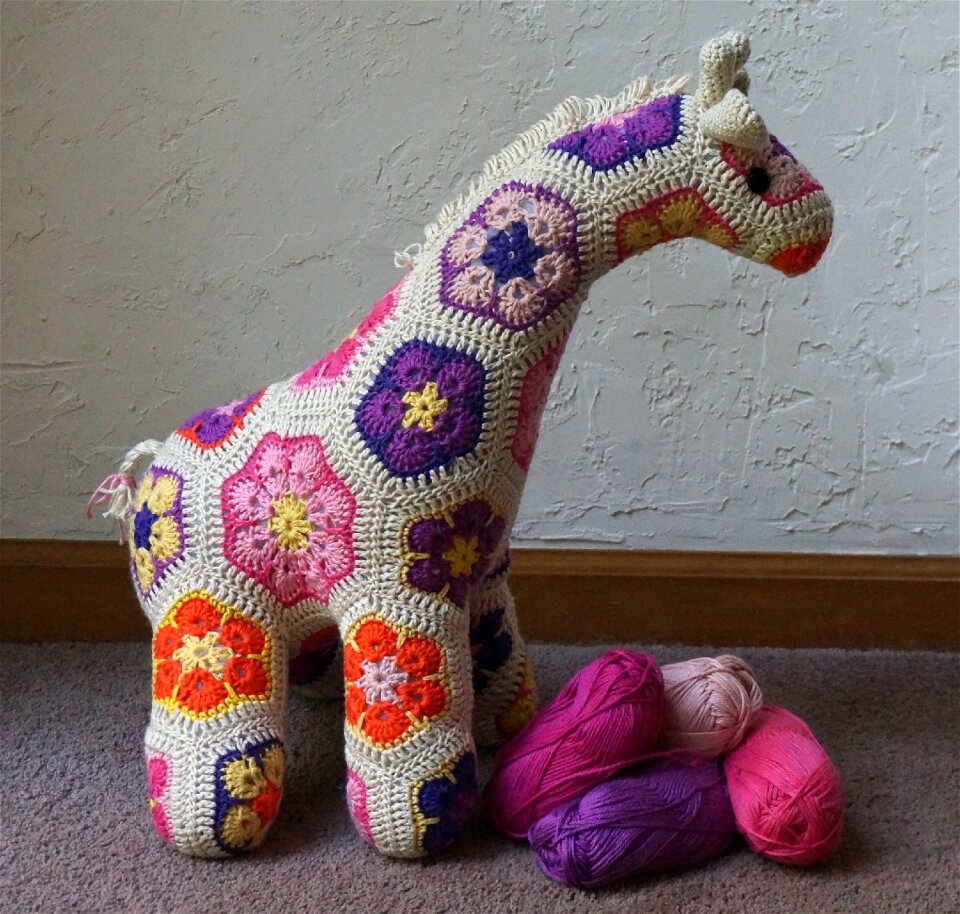 Crochet yarn handmade