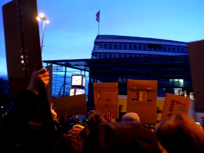 Article 13 protest at CDU headquarter in Berlin 05-03-2019 10