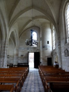 Armancourt (60), église Notre-Dame, nef, vue vers l'ouest