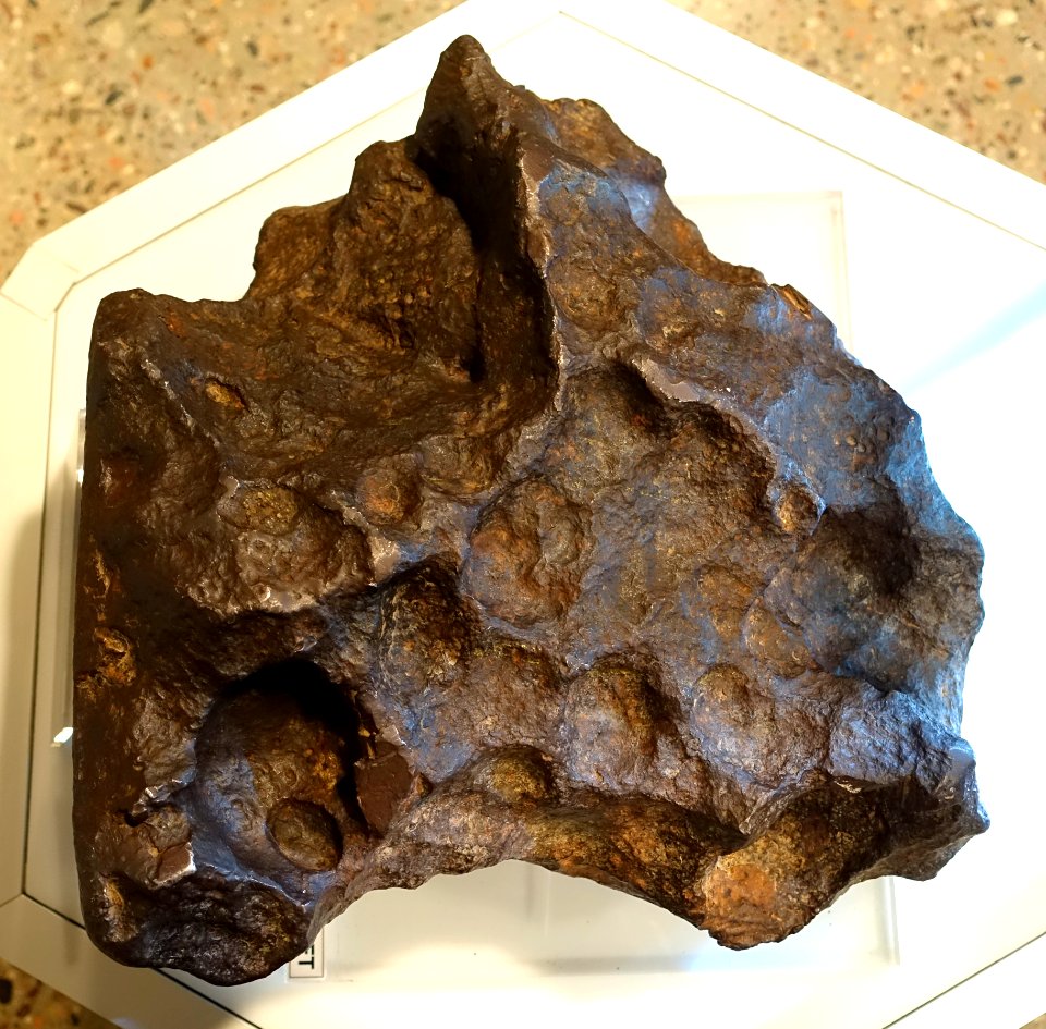 Arispe, Sonora, Mexico, 1896, iron, IC - Center for Meteorite Studies - Arizona State University - Tempe, AZ - DSC05858