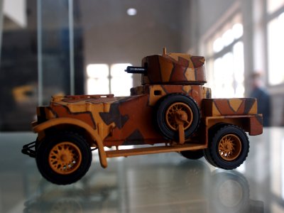 Armored car model in the Musée des Blindés, France, pic-1