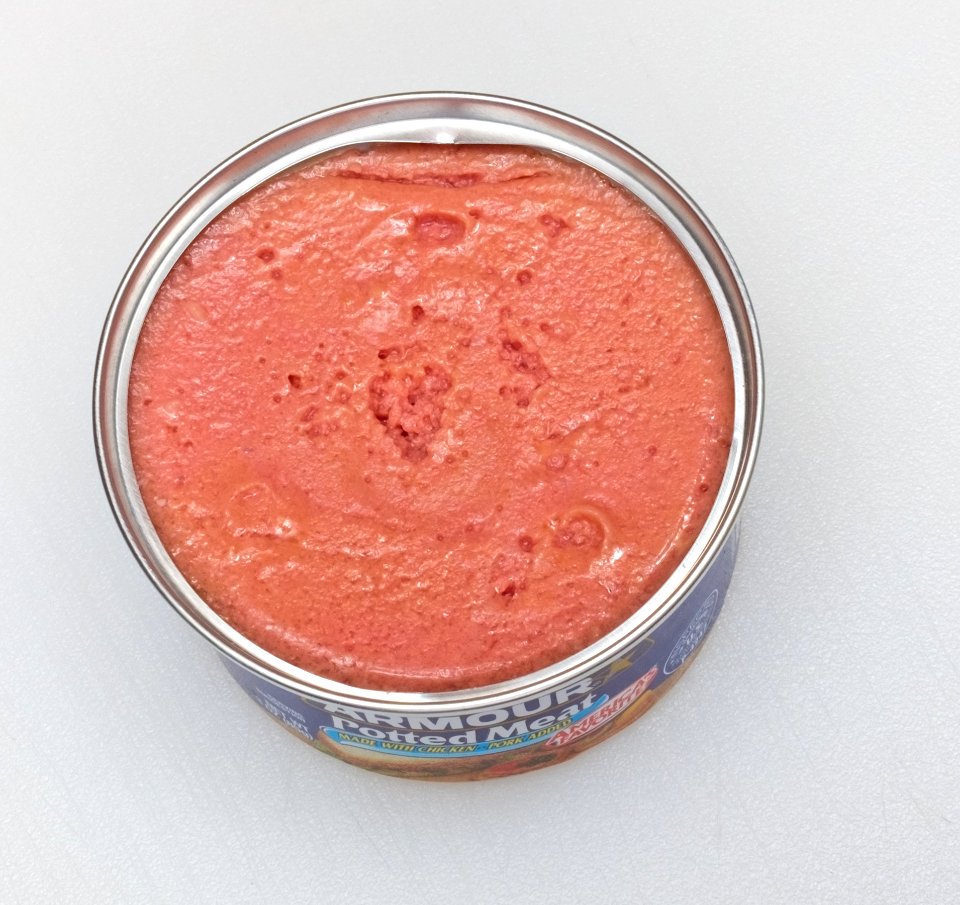 Armour Potted Meat Food Product can