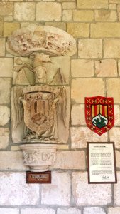Armorial Corbel No. 02 - Ancient Spanish Monastery - St. Bernard de Clairvaux Church, Florida - 20150110 130943