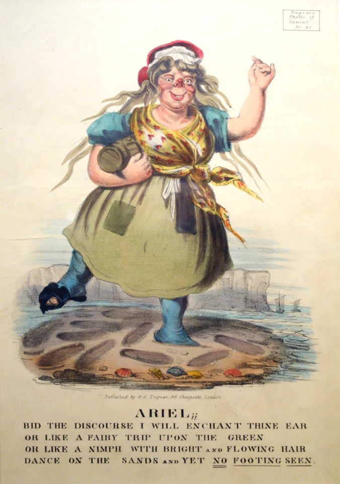 Ariel, Tregear's Flights of Humour, No. 41, by G. S. Tregear, born 1802, England - DSC03152