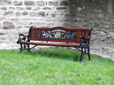 Armenische Parkbank St. Laurentii Zuchau, Barby 1