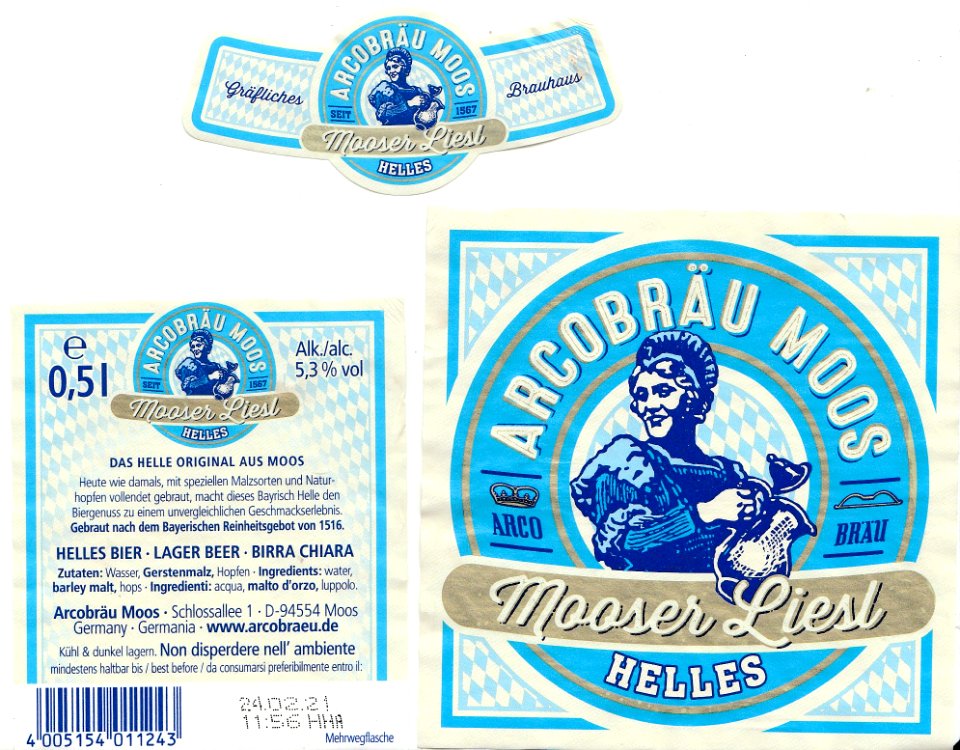 Arcobräu Moos - Mooser Liesl Helles