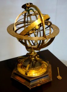 Armillary sphere, Johannes Moeller, Gotha, 1687 - Mathematisch-Physikalischer Salon, Dresden - DSC07989