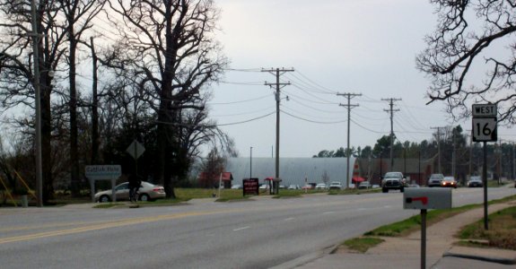 Arkansas Highway 16 in west Fayetteville