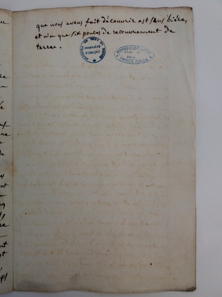Archives du Rhône - Visites des vingt cimetières de la ville de Lyon et de ses Faubourgs, église paroissiale de Saint Paul, rapport (3)