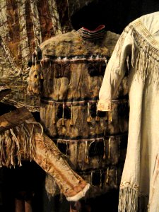 Arctic ground squirrel parka, Koniag, donated 1846 - Etholén collection, Museum of Cultures (Helsinki) - DSC04905