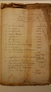 Archives du Rhône - Abbaye de Saint-Pierre-les-Nonnains - 27 H 59 - Mémoire des comptes des travailleurs du clocher