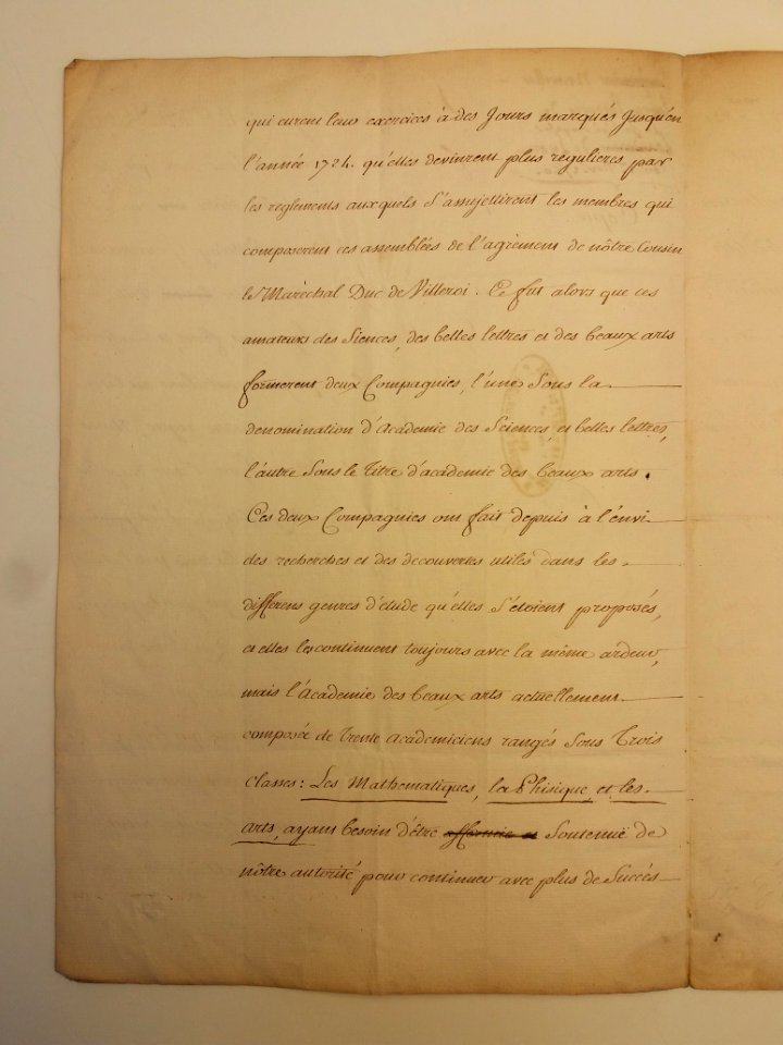 Archives du Rhône - 6D1 - Nouvelles lettres patentes de la Société Royale de Lyon du 1er Nov 1750 (2)