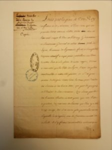 Archives du Rhône - 6D1 - Nouvelles lettres patentes de la Société Royale de Lyon du 1er Nov 1750 (1)