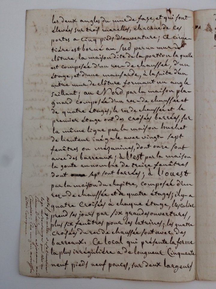 Archives du Rhône - Visites des vingt cimetières de la ville de Lyon et de ses Faubourgs, église paroissiale de Saint Vincent, rapport (2)