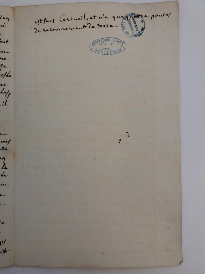 Archives du Rhône - Visites des vingt cimetières de la ville de Lyon et de ses Faubourgs, église de Saint Laurent succursale de Saint Paul, rapport (3)