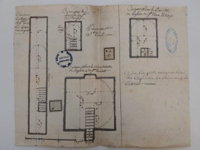 Archives du Rhône - Visites des vingt cimetières de la ville de Lyon et de ses Faubourgs, caves et caveaux des églises Saint-Paul, Saint-Laurent et Saint-Pierre-le-Vieux