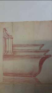 Archives du Rhône - Abbaye de Saint-Pierre-les-Nonnains - 27 H 62 - Esquisse
