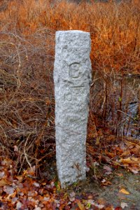 Arlington-Cambridge boundary stone - Massachusetts - DSC03727
