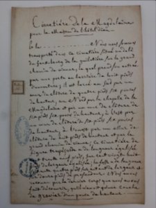 Archives du Rhône - Visites des vingt cimetières de la ville de Lyon et de ses Faubourgs, cimetière de la Magdelaine pour la Maison de l'Hôtel Dieu, rapport