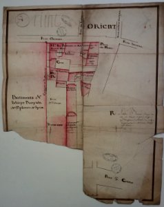 Archives du Rhône - Abbaye de Saint-Pierre-les-Nonnains - 27 H 62 - Plan 2