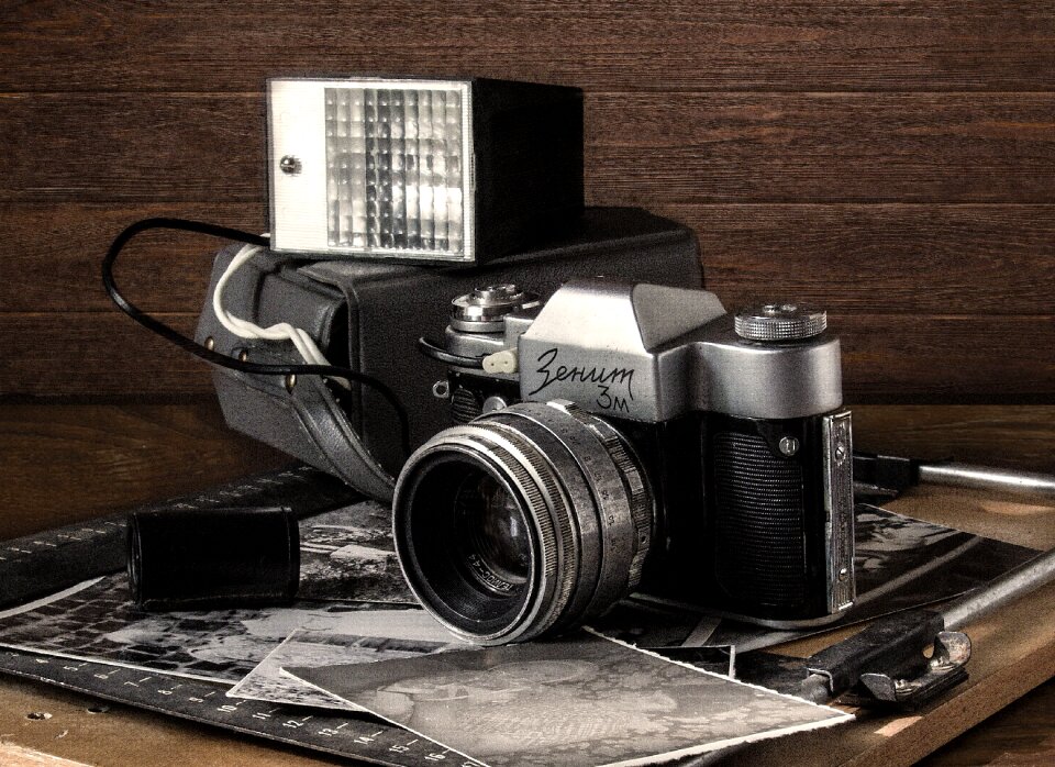 Camera flash frame