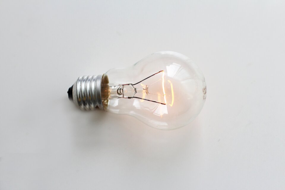 Bulb bright electric photo