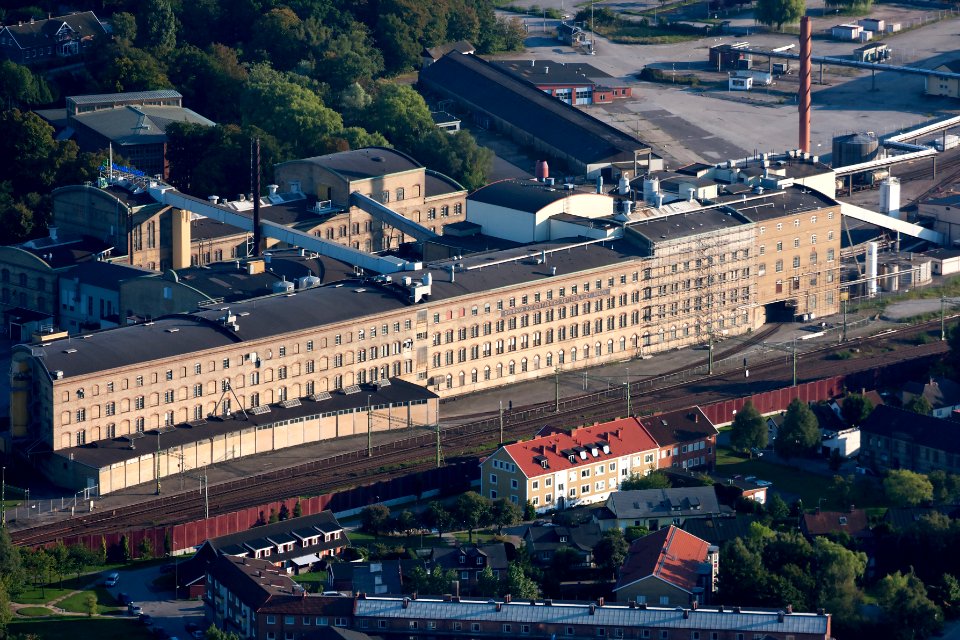 Arlövs sockerbruk–flygbild 06 september 2014