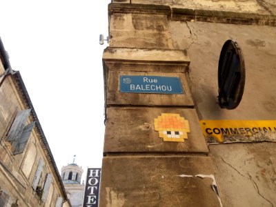 Arles - Rue Balechou, plaque