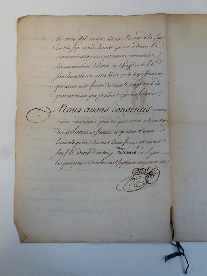 Archvies du Rhône - 6D1 - Académie des sciences, belles-lettres et arts de Lyon, Étienne Prost de Grangeblanche, octobre 1751 (2)