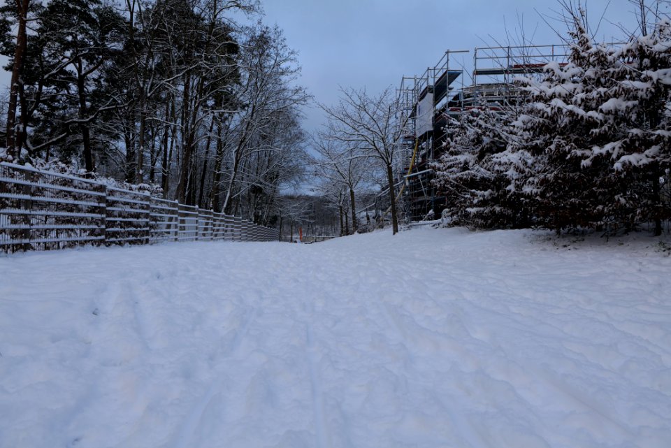Around Griebnitzsee with snow 2021-01-30 07